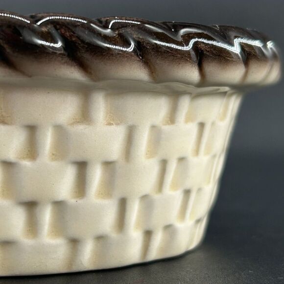 Metlox Poppytrail Vintage Hen In Nest Pottery Dish 6.5"L x5"H x5 1/4"W - Picture 6 of 10